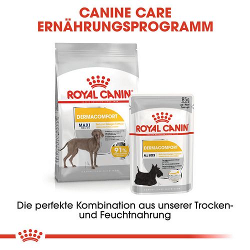 Royal Canin DERMACOMFORT MAXI Trockenfutter Kombi