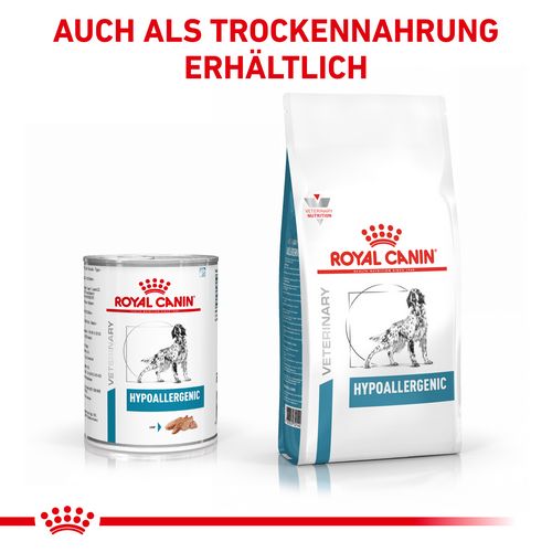 Royal Canin Veterinary HYPOALLERGENIC Mousse Nassfutter für Hunde Kombi