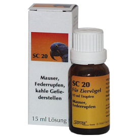 Supra-Cell homöopathisches Arzneimittel für Vögel SC 20 Mauser