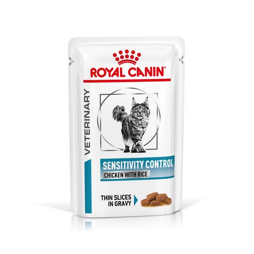 Royal Canin Veterinary SENSITIVITY CONTROL HUHN MIT REIS Nassfutter für Katzen 12 x 85g Royal Canin Veterinary SENSITIVITY CONTROL HUHN MIT REIS Nassfutter für Katzen 12 x 85g