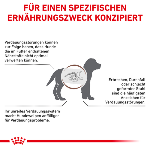 Royal Canin GASTROINTESTINAL PUPPY Trockenfutter für Hundewelpen 2,5 kg