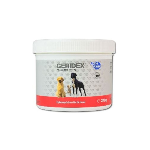 NutriLabs Geridex 60 Kautabletten für Senior Hunde