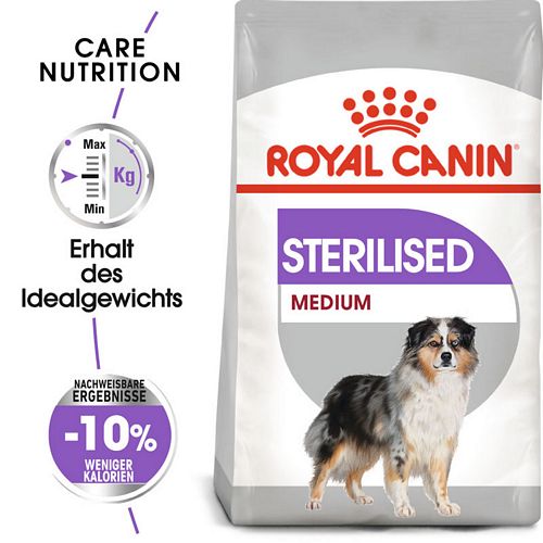 Royal Canin STERILISED MEDIUM Trockenfutter für kastrierte mittelgroße Hunde Royal Canin STERILISED MEDIUM Trockenfutter für kastrierte mittelgroße Hunde