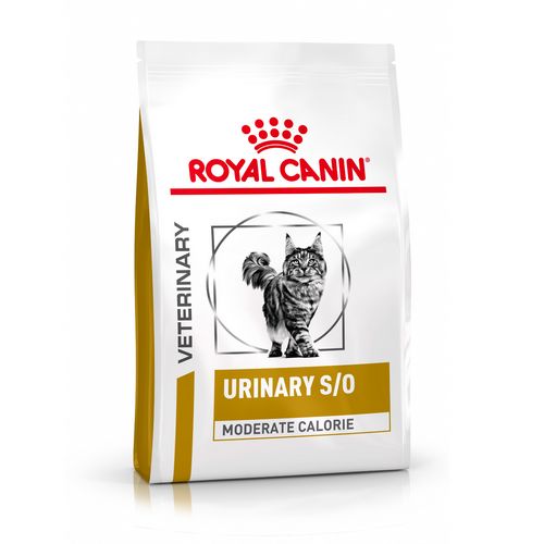 Royal Canin Veterinary URINARY S/O MODERATE CALORIE Trockenfutter für Katzen 1,5 kg