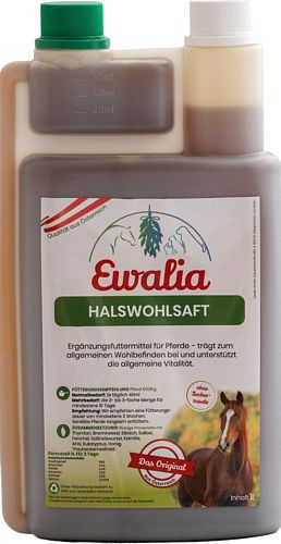 Ewalia - HALSWOHLSAFT für Pferde - 1 L