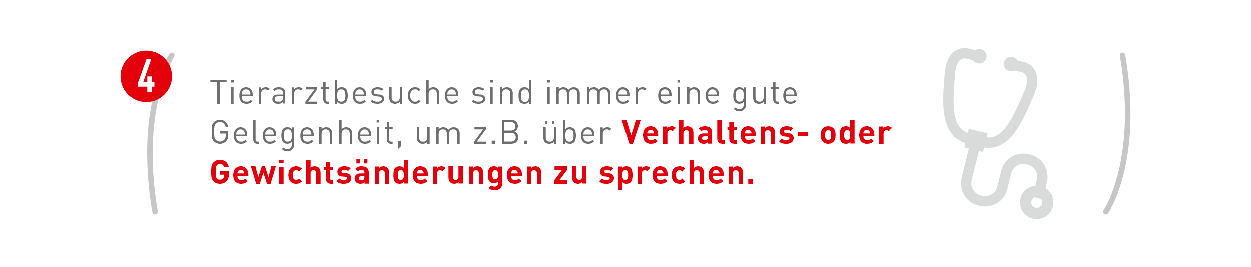 Verhaltens- und Gewichtsänderung