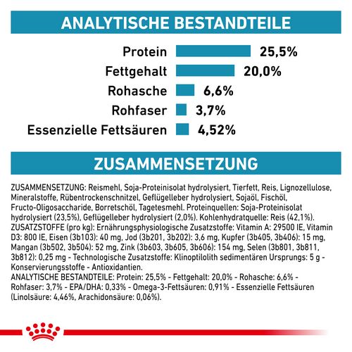 Royal Canin Veterinary HYPOALLERGENIC Trockenfutter für Katzen 500 g