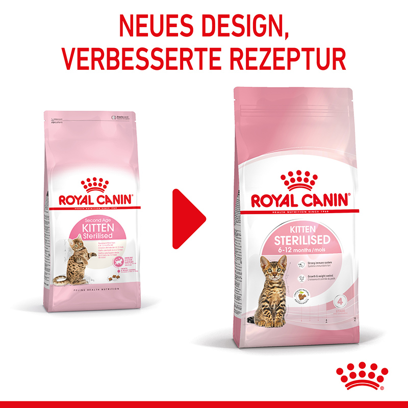 Royal Canin KITTEN Sterilised Kittenfutter für kastrierte Kätzchen