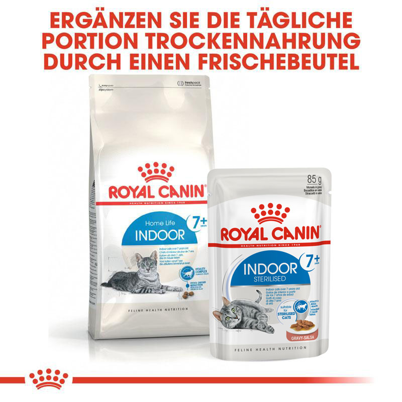 Royal Canin INDOOR 7+ Trockenfutter für ältere Wohnungskatzen