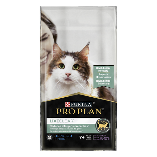 Purina - LIVECLEAR - STERILISED SENIOR 7+ - Truthahn - 1,4 kg