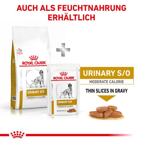 Royal Canin Veterinary URINARY S/O MODERATE CALORIE Trockenfutter für Hunde 12 kg