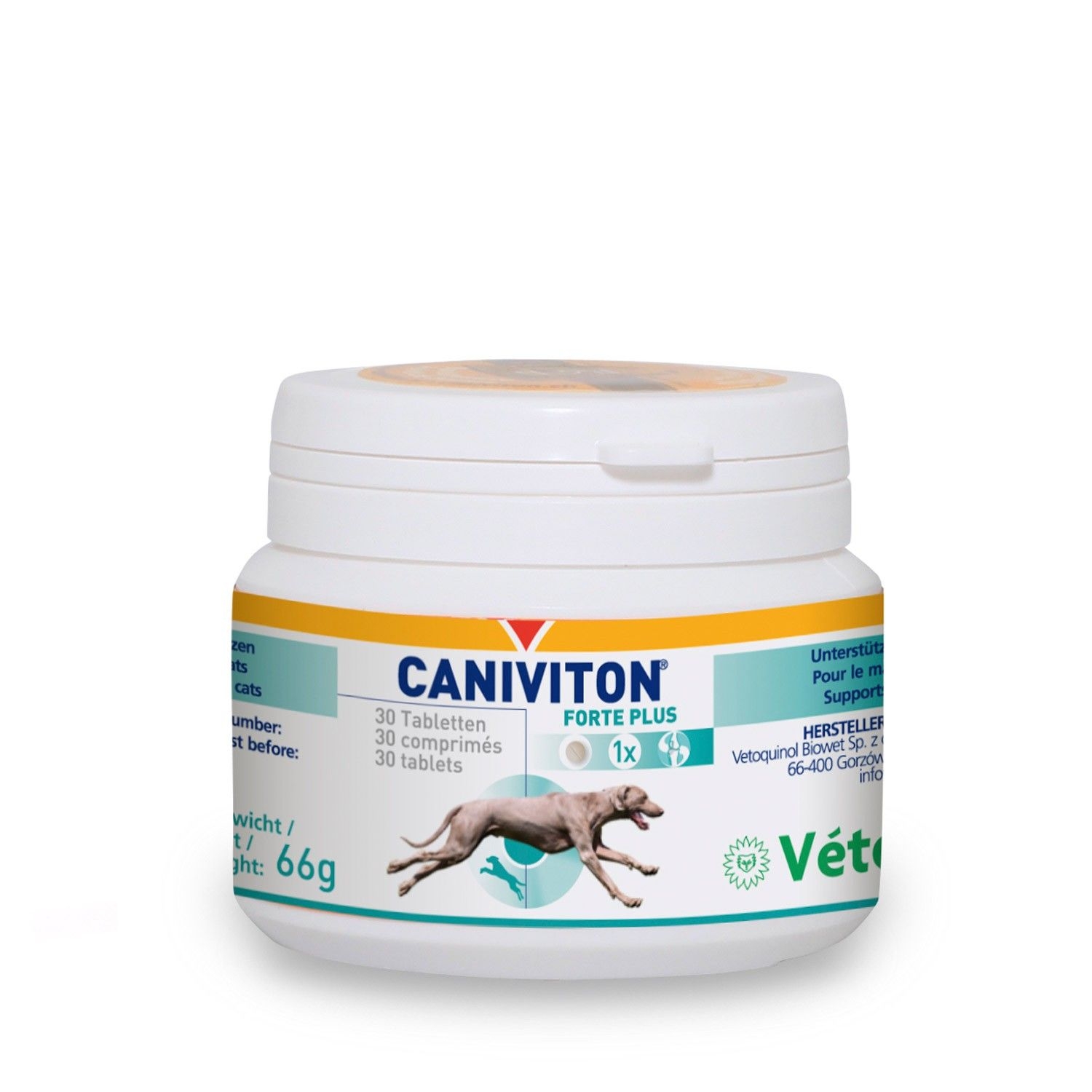 Vetoquinol - CANIVITON FORTE PLUS - 30 Kautabletten