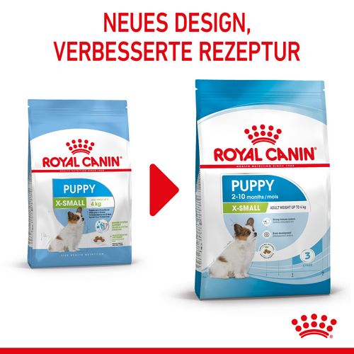 Royal Canin X-SMALL Puppy Trockenfutter für Welpen sehr kleiner Hunderassen 500 g