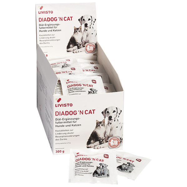 Livisto DiaDog`N Cat für Hunde und Katzen - Kautabletten