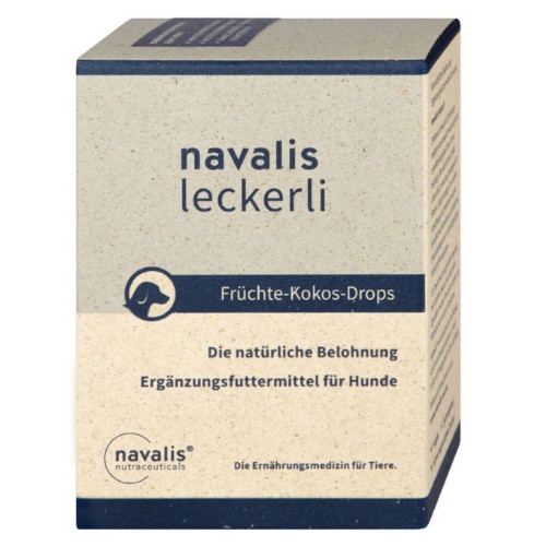 navalis Leckerli Früchte-Kokos-Drops Hund 150 g
