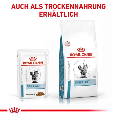 Royal Canin Veterinary SKIN & COAT Nassfutter für Katzen