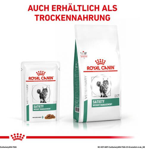 Royal Canin Veterinary SATIETY WEIGHT MANAGEMENT Nassfutter Kombi