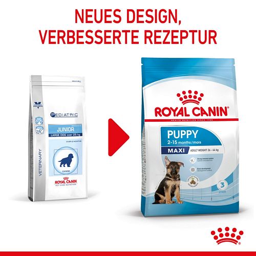 Royal Canin MAXI Puppy Trockenfutter für Welpen großer Rassen 15 kg