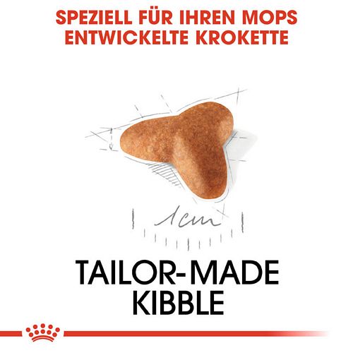 Royal Canin Pug Puppy Welpenfutter trocken für Mops Kroketten