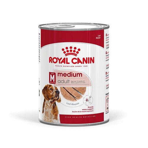 Royal Canin MEDIUM ADULT - Nassfutter für ausgewachsene mittelgroße Hunde - 12 x 410 g