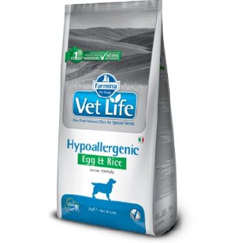 Farmina Vet Life Dog Hypoallergenic Egg & Rice Trockenfutter für Hunde