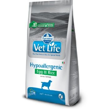 Farmina Vet Life Dog Hypoallergenic Egg &  Rice Trockenfutter für Hunde