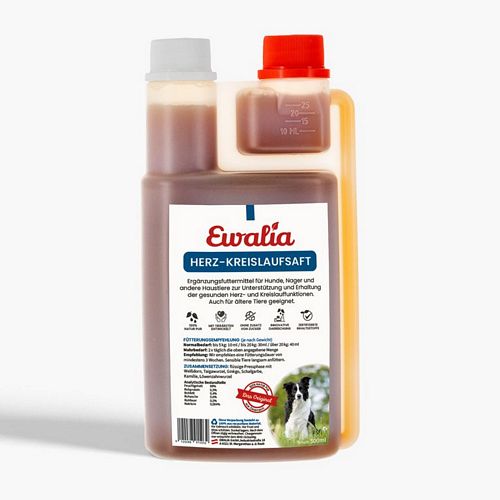 Ewalia - HERZ-KREISLAUFSAFT für Haustiere - 500 ml