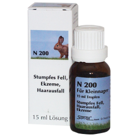 Supra-Cell homöopathisches Arzneimittel für Kleinnager N 200 stumpfes Fell, Ekzeme, Haarausfell
