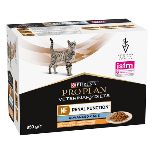 Purina - Veterinary Diets - NF Renal Function - ADVANCED CARE - HUHN - 10 x 85 g