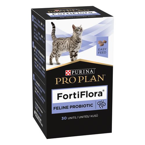 Purina - FortiFlora - CHEWS - KATZE - 30 Kautabletten Karton
