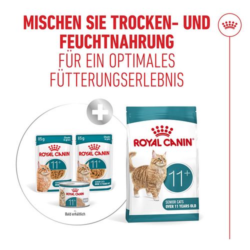 Royal Canin Ageing 11+ Gravy Nassfutter Katze Mix