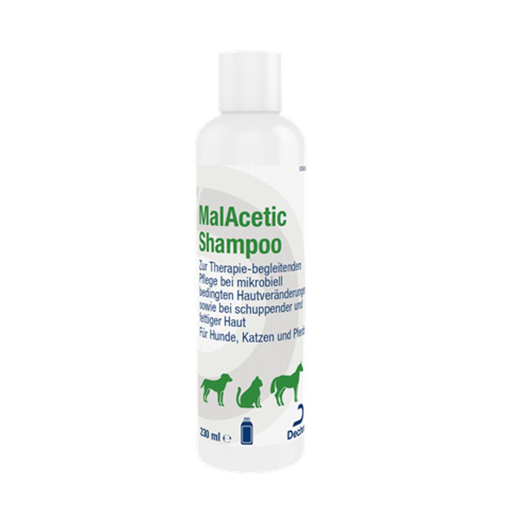 Dechra MalAcetic Shampoo bei Hautproblemen für Tiere 230ml
