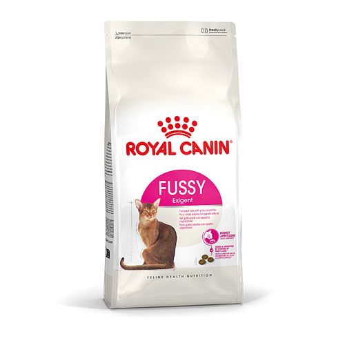 Royal Canin Fussy Exigent Trockenfutter Katze Rückseite
