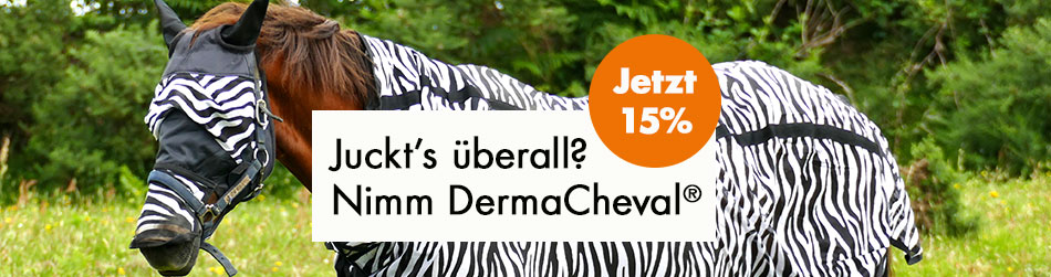 Saluvet Juckt´s überall? Nimm DermaCheval Saluvet Juckt´s überall? Nimm DermaCheval