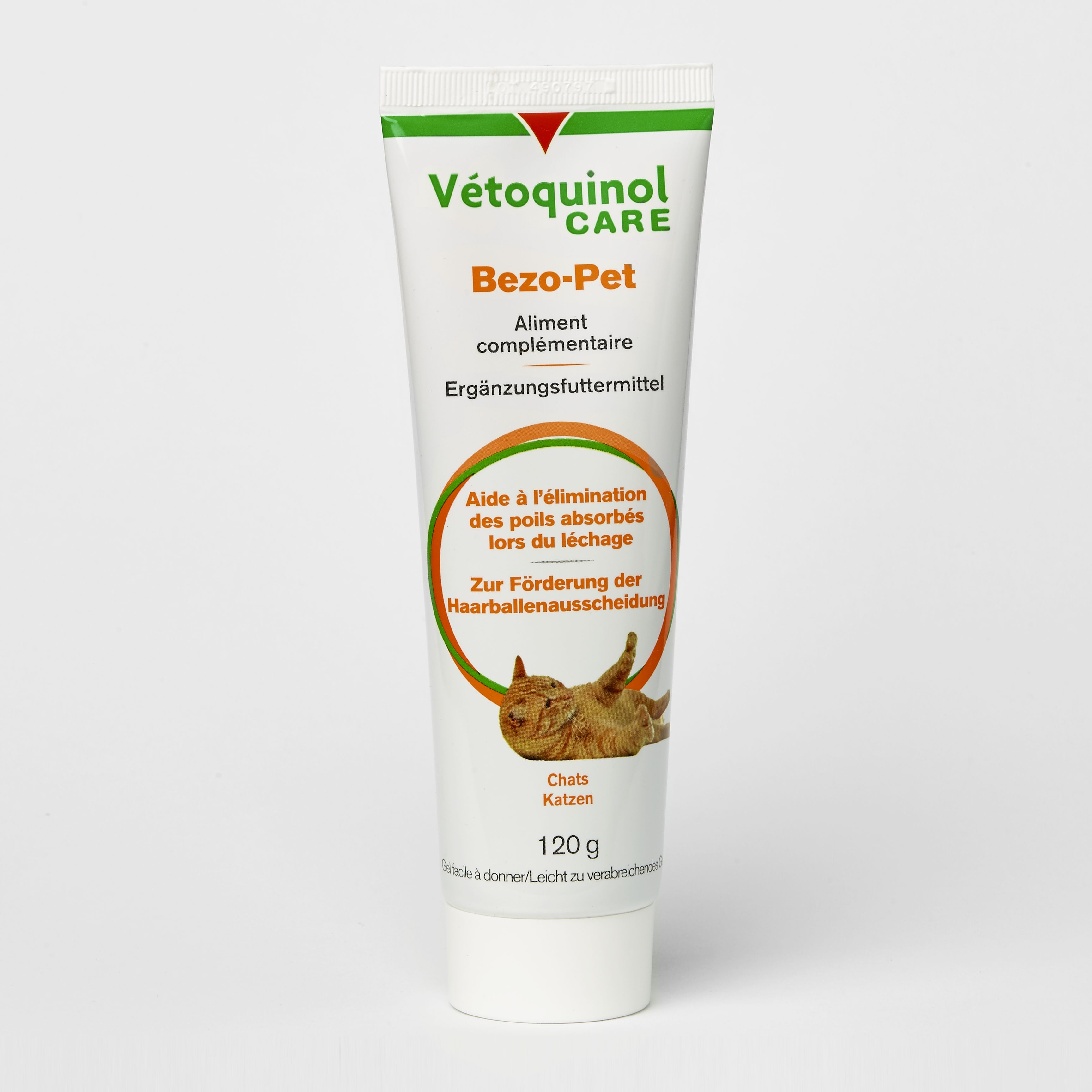 Bezo-Pet 120 g Paste zum Ausscheiden von Haarballen von Vetoquinol