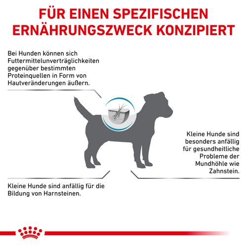 Royal Canin Veterinary HYPOALLERGENIC SMALL DOGS Trockenfutter für Hunde 1 kg