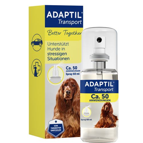 ADAPTIL® Transport Spray 60ml - reduziert Reisestress und Reiseübelkeit von Hunden