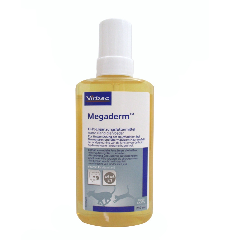 megadermJ49CGWLIghije Virbac Megaderm 250 ml Flasche