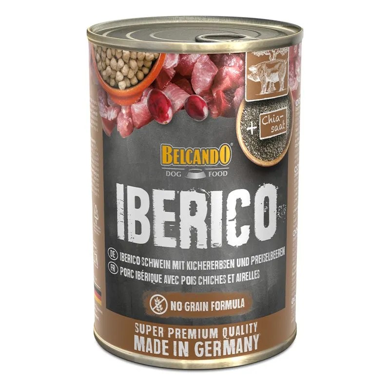 Belcando - Hundefutter - Chia Saat - IBERICO mit KICHERERBSEN - 400 g