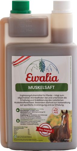 Ewalia - MUSKELSAFT - für Pferde - 1 L