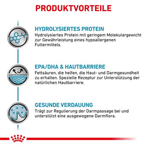 Royal Canin Veterinary HYPOALLERGENIC Trockenfutter für Katzen 500 g