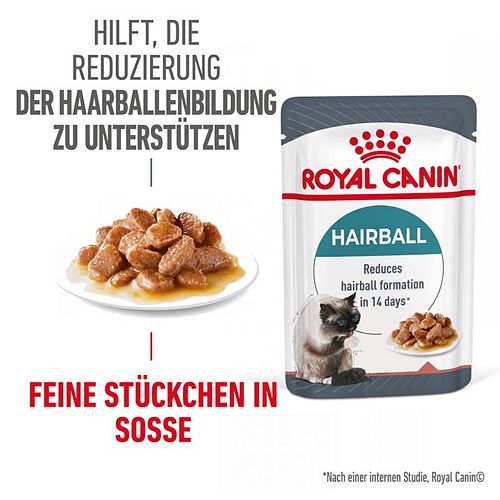 Royal Canin Hairball Care Katzenfutter nass gegen Haarballen