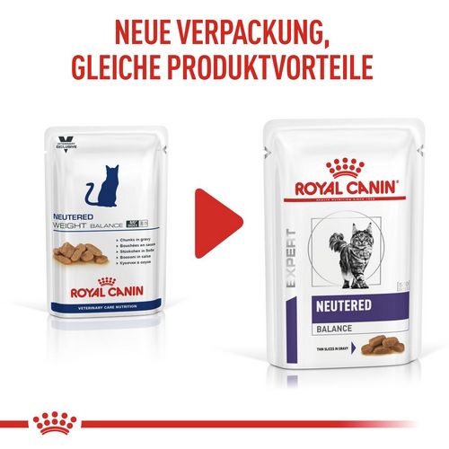 Royal Canin Expert NEUTERED BALANCE Nassfutter Packung
