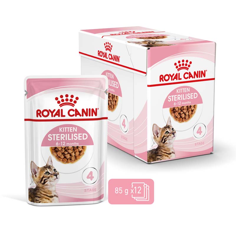 Royal Canin Kitten Sterilised Gravy 12 x 85 g