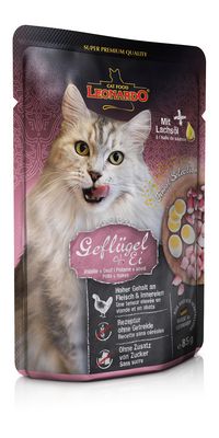 Leonardo - Katzenfutter - Finest Selection - GEFLÜGEL & EI - 16 x 85 g