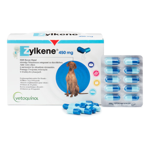 Zylkène 450mg Kapseln für Hunde von Vetoquinol