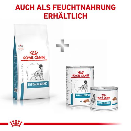 Royal Canin Veterinary HYPOALLERGENIC Trockenfutter für Hunde 2 kg