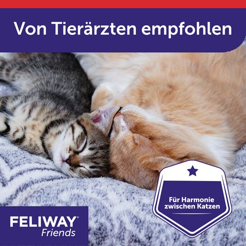 FELIWAY® Friends Start-Set für Katzen - Pheromone zur Reduktion von Spannungen & Konflikten zwischen Katzen