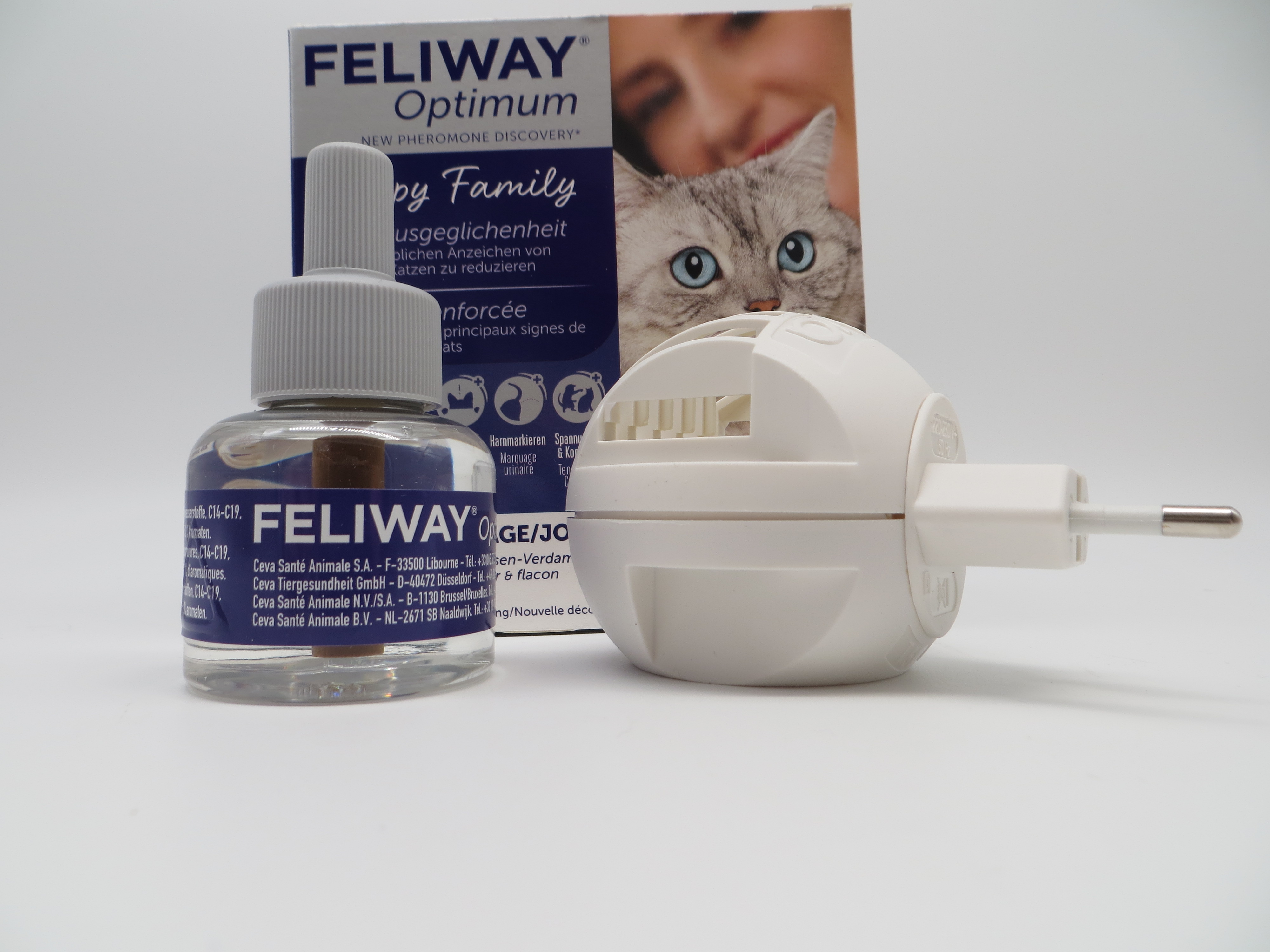 FELIWAY Optimum Start-Set - Pheromone zur Reduktion von Stressverhalten für glückliche Katzen
