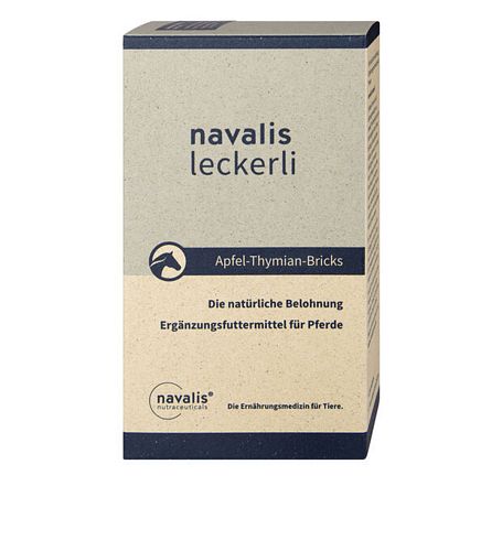 navalis Leckerli Apfel-Thymian-Bricks für Pferde 500 g